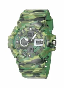 Reloj de camuflaje verde digital y analógico JMS H1Z250 - Imagen 1 de 2
