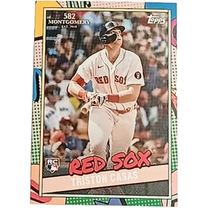 2023 Tristan Casas RC Topps 582 Montgomery Club 18 rote Sox - Bild 1 von 2