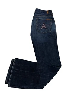 Jeans de Bolsillo Talla 28 7 Para Toda la Humanidad “A” Hechos en EE. UU. Estilo U130061U-061U De Colección - Imagen 1 de 10