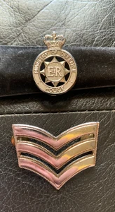 Verteidigungsministerium Polizei Feldwebel Schulterklappen Abzeichen - Bild 1 von 2