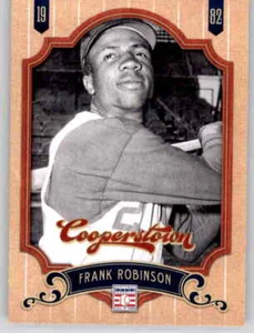 Tarjeta base Cooperstown Frank Robinson MLB 2012 PWE HOF Reds #81 - Imagen 1 de 2