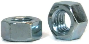 Hex Finished Nuts Grade 5 Zinc - 3/8"-24 UNF - Qty-100 - Picture 1 of 2