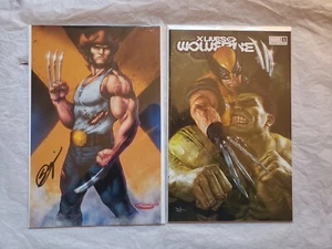 X LIVES OF WOLVERINE #1 MARCO TURINI VARIANT Comic + Sajad Shah signierter Druck - Bild 1 von 12