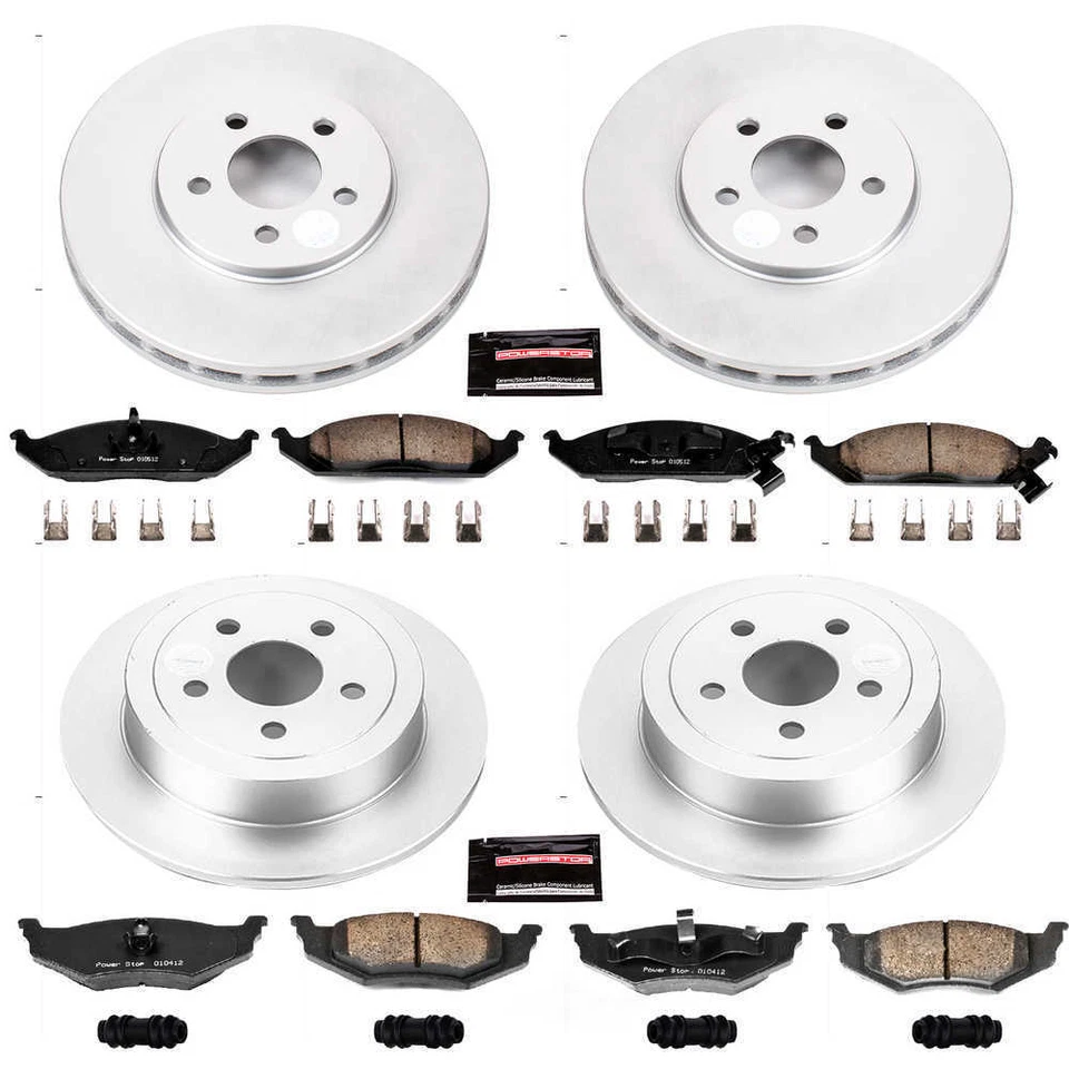 Kit de freno de disco Power Stop CRK6265 para Chrysler Cirrus 95-00 Foto 1 de 4