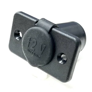 Flush Mount Accessory Power Socket 12v 24v 16A - Car Motorhome Van - Picture 1 of 3