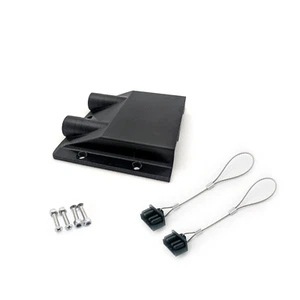 Black Dual Anderson SB50 50amp Plug Surface Cover Dust Cap (External Wiring) - Picture 1 of 1