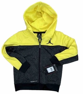 Nike Michael Jordan Jacket Boys Size 7 Therma Fit Hoodie Full- Zip $70 NEW NWT - Picture 1 of 10