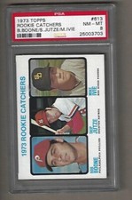 1973  TOPPS   ROOKIE  CATCHERS  BOONE  #  613      PSA  8