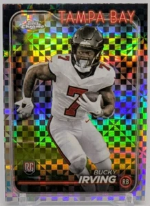 π2024 Topps Chrome Football Bucky Irving X Fractor #226 Buccaneers Rookie RCπ - Picture 1 of 3