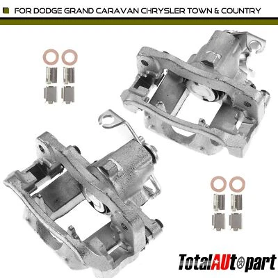 2x Pinza de freno laterales traseros para Dodge Grand Caravan Ram Chrysler Town & Country Foto 1 de 4