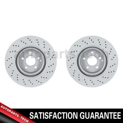 2x Rotores de freno de disco delanteros Bendix para Mercedes-Benz CL550 2007 2008 Foto 1 de 3