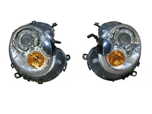 MINI Cooper R56 Frontscheinwerfer Scheinwerfer LHD Headlights Bi-Xenon - Picture 1 of 11