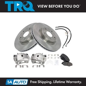 TRQ Front Brake Pad & Rotor Kit Semi-Metallic For 2012-2016 Honda CR-V - Picture 1 of 12