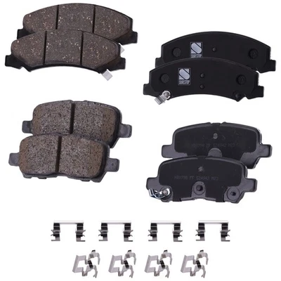 Front & Rear Brake Pads Set for Chevy Chevrolet Impala Limited 2014-2016 - Image 1 of 4