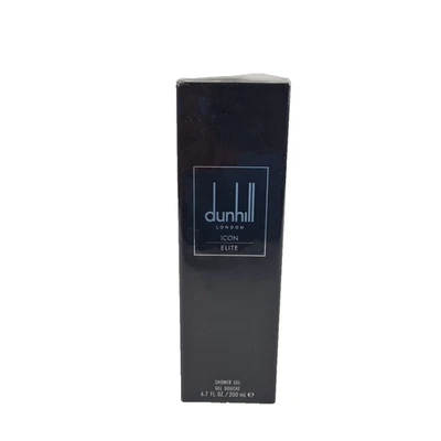 Dunhill London "Icon Elite Shower Gel" 7oz For Men 6. Factory Sealed Black - Image 1 of 4