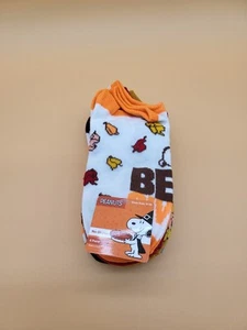 Peanuts New 2022 6 Pairs Of Socks Fall Snoopy Shoe Size 4-10 - Picture 1 of 13