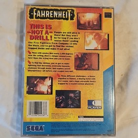 SEGA Fahrenheit Sega CD 32X Both Discs Included Action Adventure 1995 NTSC-U/C