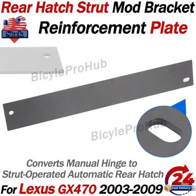 Para Lexus GX470 2003-09 Escotilla Trasera Puntal Mod Conversión Soporte Placa Refuerzo Foto 1 de 4