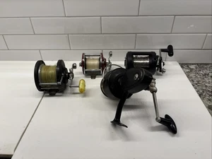 Posten Penn Delmar 285, Penn Peer 109, Triton GT Shimano, Garcia Mitchell 306 Rollen - Bild 1 von 18