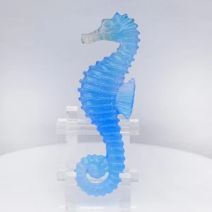 💎 21,53ct Cavallo Marino Intaglio Calcedonio Blu Naturale - Artigianato, Gemma Africa - Foto 1 di 5