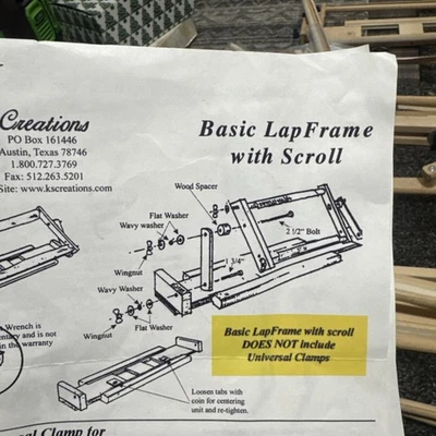 K’s Creation Ultimate Stitching Station. Lap Frames And More - Image 1 of 4