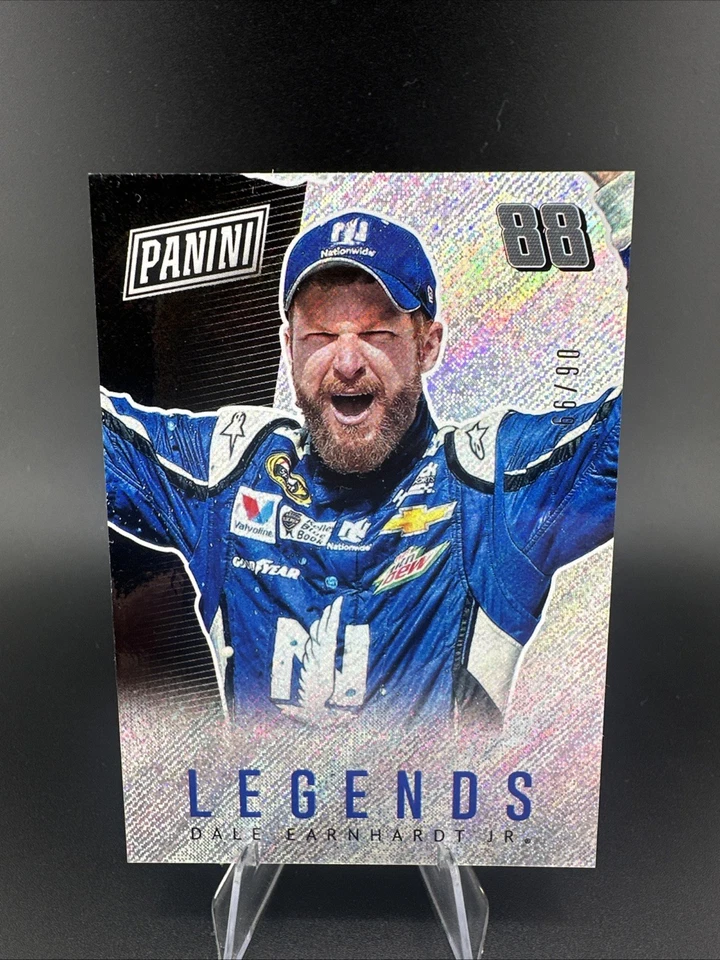 DALE EARNHARDT JR 2017 PANINI THE NATIONAL SP4 LEGENDS  /99 SPARKLED REFRACTOR - Image 1 of 2