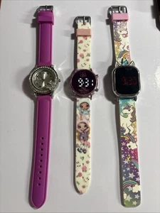 Kids Girls Watch Lot – Unicorn & Na! Na! Na! Surprise – Working – Cute Styles - Picture 1 of 13