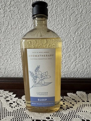 Gel de ducha baño vainilla lavanda para dormir aromaterapia Bath And Body Works Foto 1 de 2