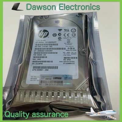 HP 718292-001 2.5" 1.2TB 10K RPM SAS 6Gb/s 64MB Server Hard Drive ST1200MM0007 - Image 1 of 2