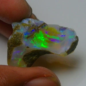 Ópalo grande en bruto 20,95 quilates natural ópalo de aceite etíope crudo, piedra preciosa de ópalo de fuego - Imagen 1 de 9
