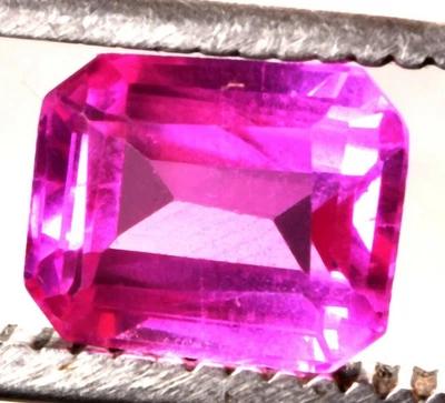 5,20 карата Сертифицированный драгоценный камень натуральный бразильский фиолетовый турмалин изумруд форма - Изображение 1 из 4