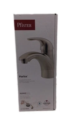 Pfister Parisa 4 in. Juego central grifo de baño monomando en níquel cepillado Foto 1 de 3