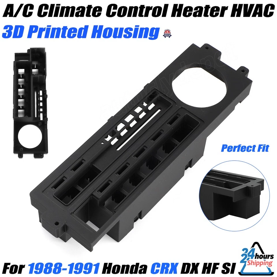 A/C Climate Control Heater HVAC 3DPrinted Housing For 1988-91 Honda CRX DX HF SI - Изображение 1 из 4