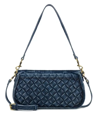 Bolso Bandolera Patricia Nash Nova Tejido Azul Denim Lavado Nuevo con Etiquetas Precio de venta sugerido por el fabricante $169 Foto 1 de 4