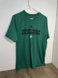 Camisa verde Adidas de fútbol americano grande Saskatchewan Roughriders CFL para hombre - Imagen 1 de 3