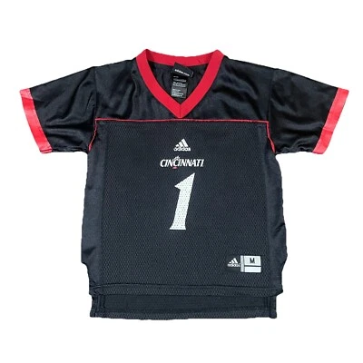 Adidas Cincinnati Bearcats Football Jersey #1 Gilyard Sauce Gardner Youth 5-6 - Image 1 of 4