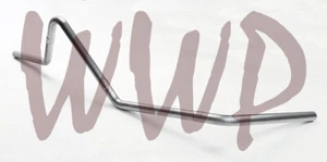 Stainless Steel 2.5" Universal Prebent Exhaust Tailpipe Tail Pipe Truck/Van/SUV - Picture 1 of 3