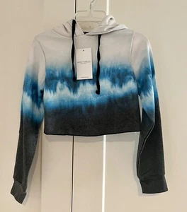 NWT MOD THREAD Girls Crop Tie Dye Hoodie Sweatshirt - Size XS - Super SOFT!! - Picture 1 of 8