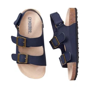 NWT Gymboree Boy Sandals Shoes Trail Toddler and kids sizes Navy Blue - Picture 1 of 1