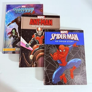 Lote de 3 libros grandes de tapa dura Marvel Spider-Man Ant-Man Guardián de la Galaxia - Imagen 1 de 13