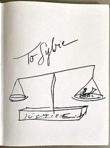 French Artist PIERRE MARIE BRISSON Oeuvres 1994-1995 BOOK INSCRIBED w/ DRAWING - Picture 1 of 11