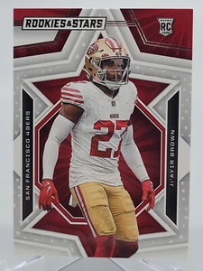 2023 PANINI ROOKIES & STARS JI'AYIR BROWN FOOTBALL CARD 49ERS NFL and donruss  - Picture 1 of 2