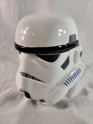 STAR WARS Storm Trooper Helmet Ceramic Piggy Bank Money 7" Lucasfilm Fast Ship - Image 1 of 4