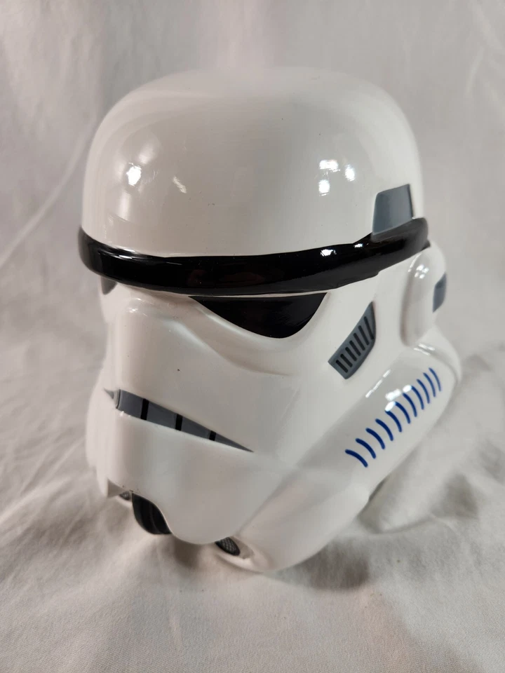 STAR WARS Storm Trooper Helmet Ceramic Piggy Bank Money 7" Lucasfilm Fast Ship - Image 1 of 4