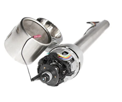 For Universal 32"GM Style Floor Shift Steering Column+9 holes Wheel Adapter - Image 1 of 4