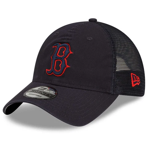 Men's New Era  Navy Boston Red Sox 2023 Batting Practice 9TWENTY Adjustable Hat Cover