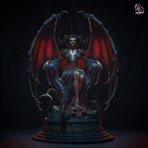 Lilith - Diablo 4 -Fan Art Figur - Resin 3D Druck 306mm - Bild 1 von 7