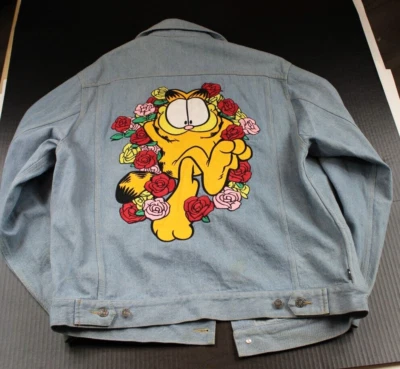 Chaqueta Denim The Hundreds X Garfield Collab Roses Colaboración Grande L Foto 1 de 4