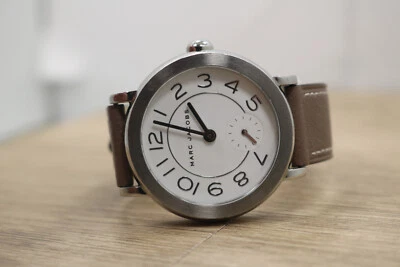 Reloj Marc Jacobs Riley Damas MJ1468 Nuevo Batt Esfera Blanca Foto 1 de 4