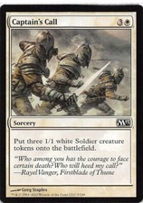 Captain's Call *Common* Magic MtG x1 M13 SP